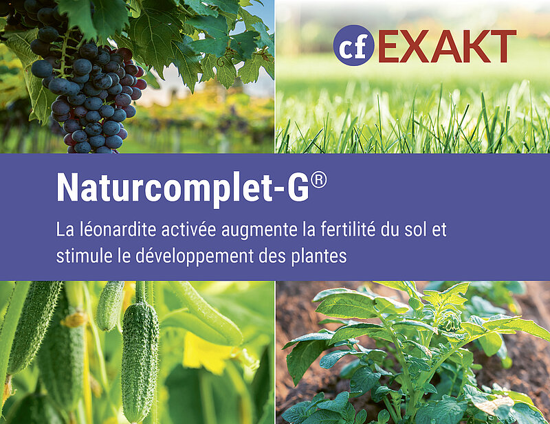 Naturcomplet-G pour les cultures maraîchères, fruitières, de pommes de terre, la viticulture et pour les gazons